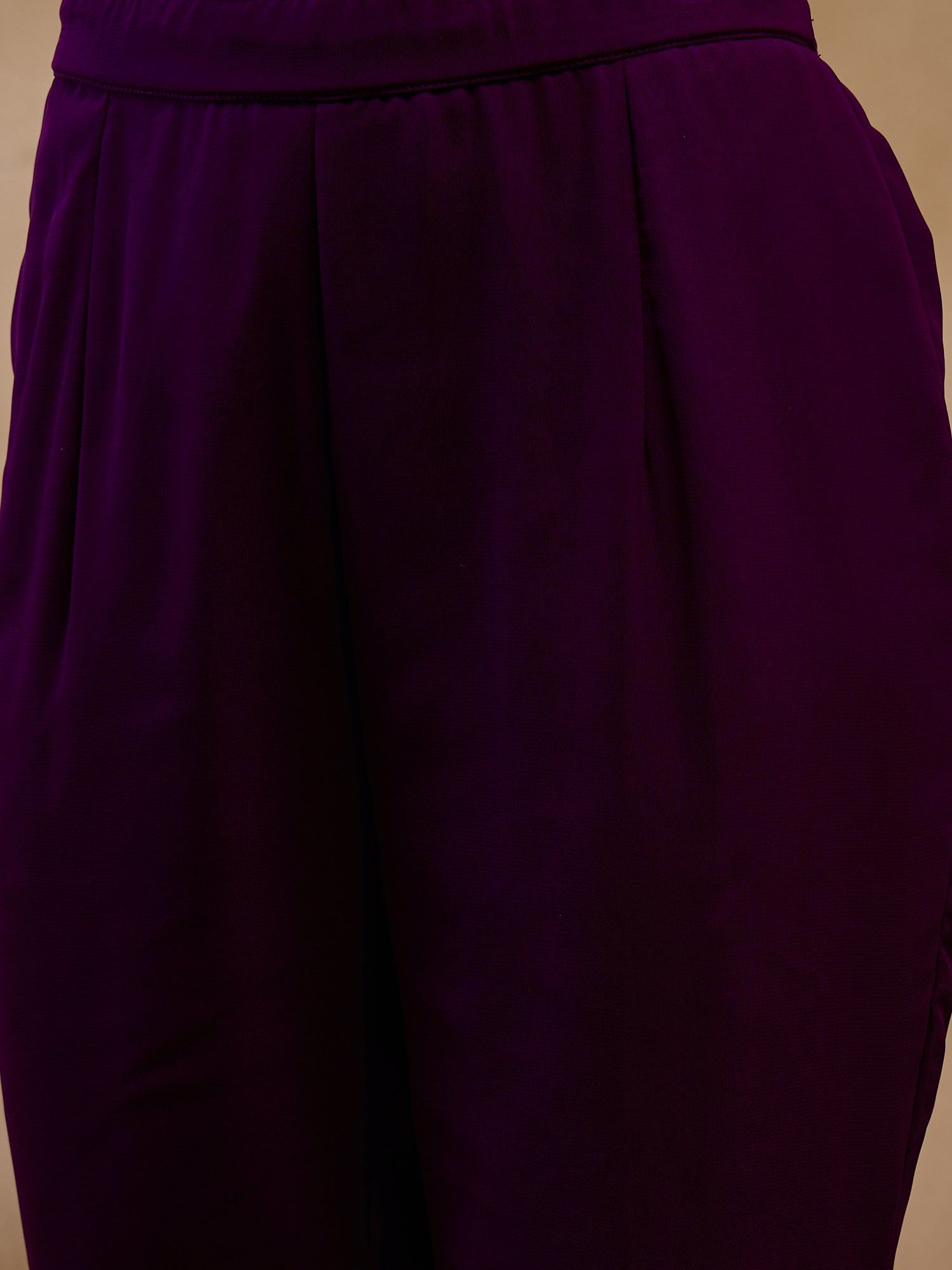 crop top with bell bottom pants and jacket in Purple Color