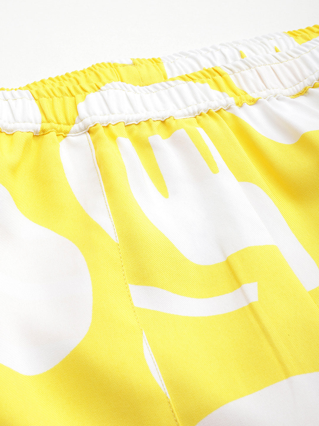 Kurta Pyjama nightwear Set in Yellow Print