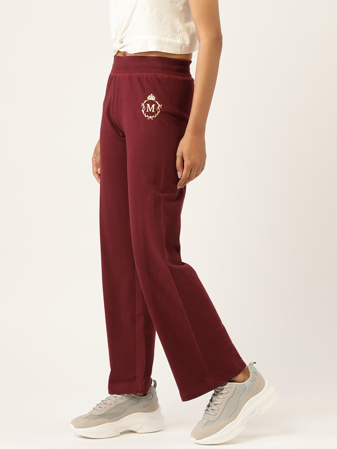 Straight Track Pant in Wine