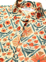 Kaftan with pockets in Floral Block Print